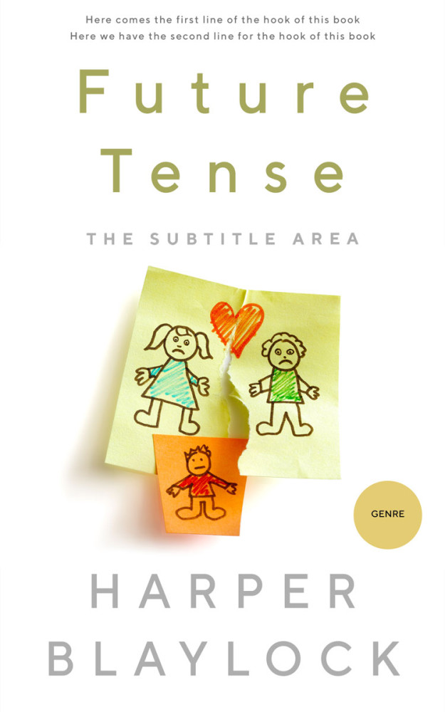 Front view of Beryl Green #8454 - Premade Literary Fiction Book Cover