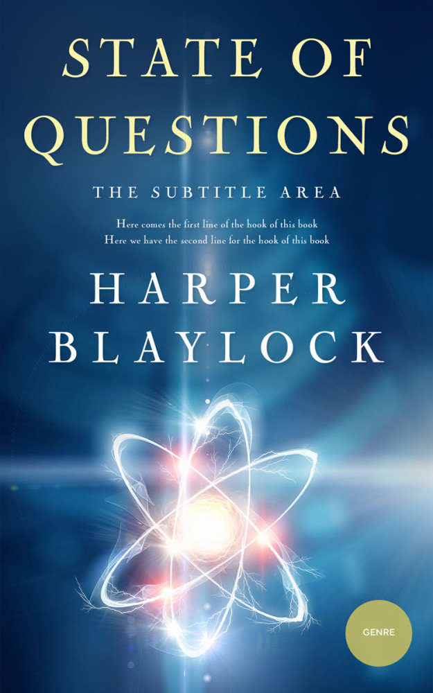 Front view of Chathams Blue #8474 - Premade Science & Nature Book Cover