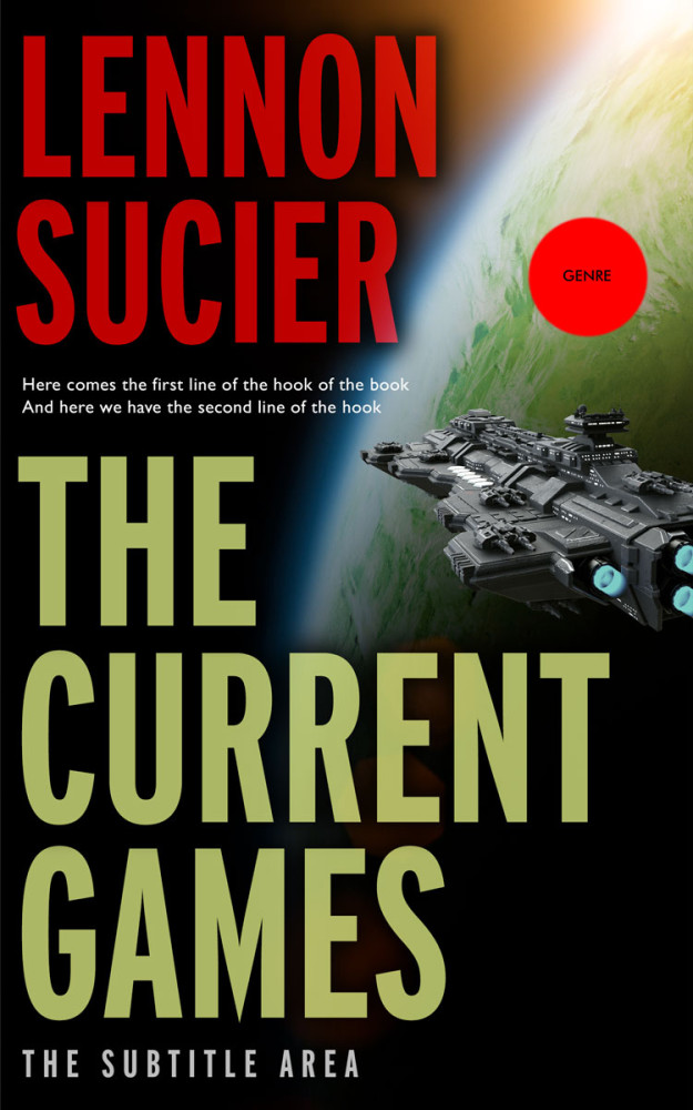 Front view of Rangoon Green #8502 - Premade Science Fiction Book Cover