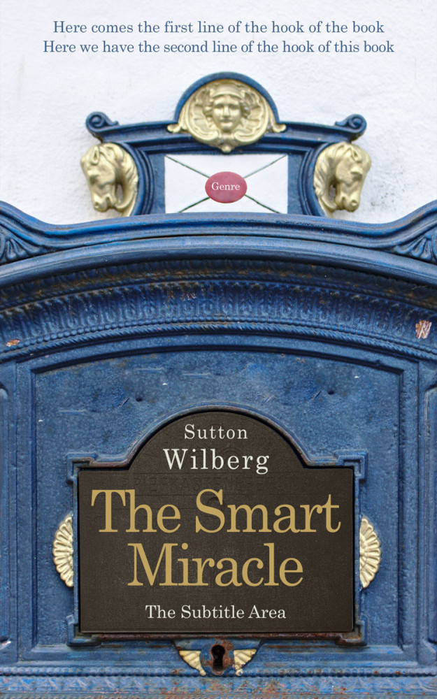 Front view of Blue Bayoux #8587 - Premade Literary Fiction Book Cover