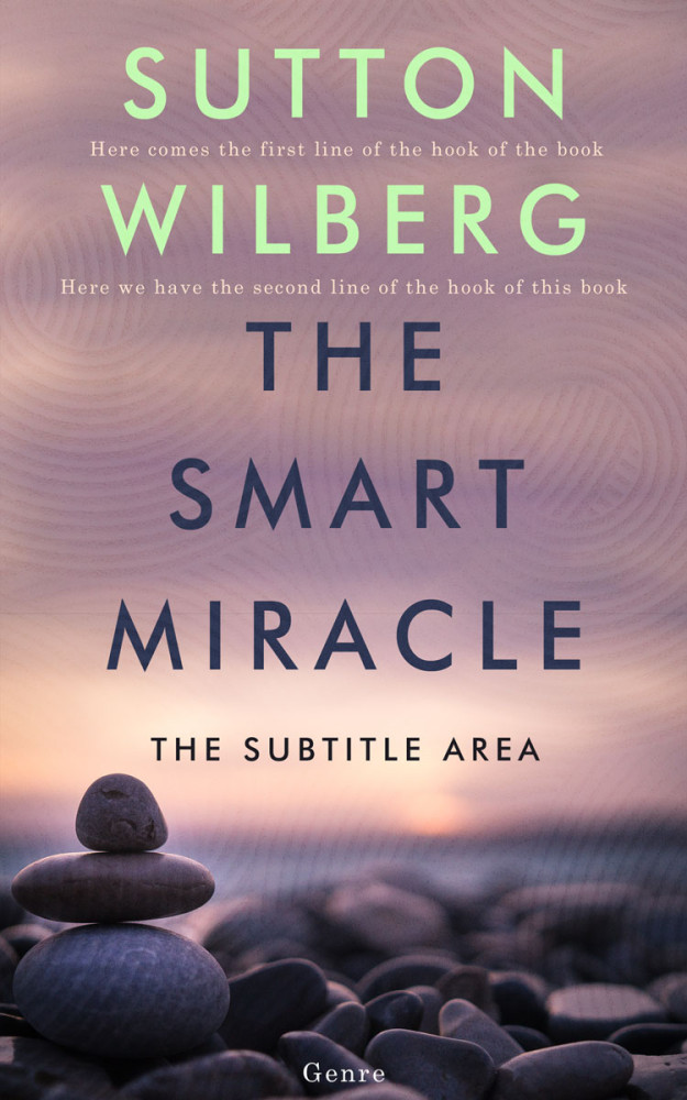 Front view of Dusty Gray #8605 - Premade Health & Mind & Body Book Cover