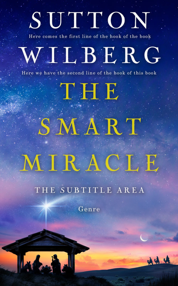 Front view of Chambray #8608 - Premade Religion & Spirituality Book Cover