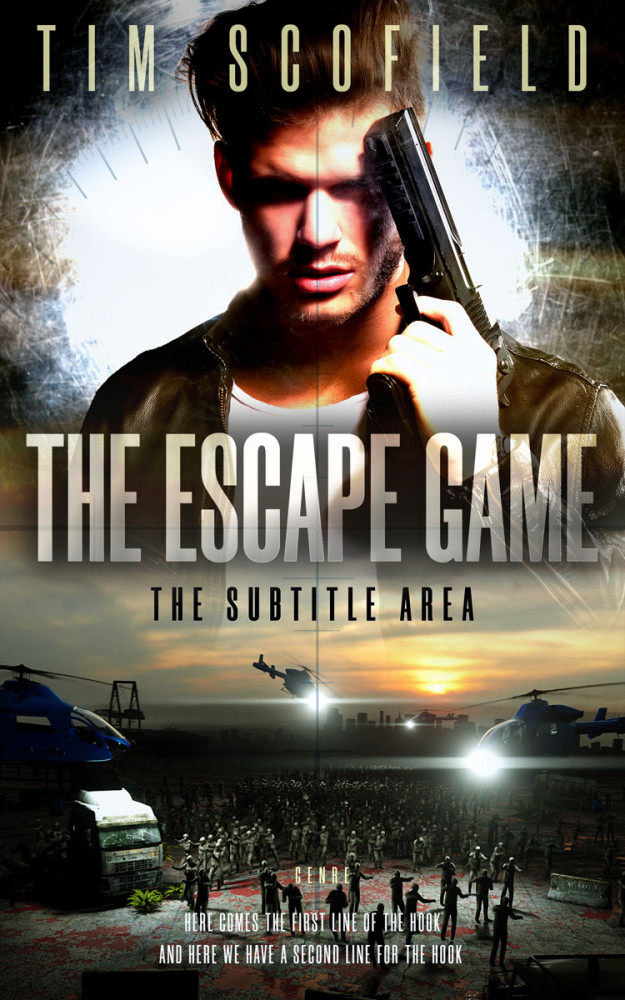 Front view of Sisal #8617 - Premade Apocalyptica Book Cover