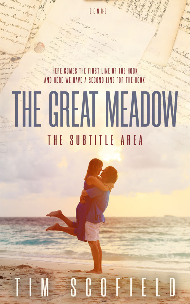 Front view of Parchment #8636 - Premade Romance Book Cover