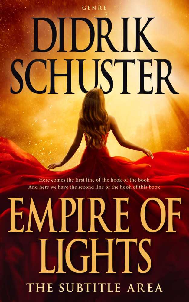 Front view of Aubergine #8667 - Premade Fantasy Book Cover