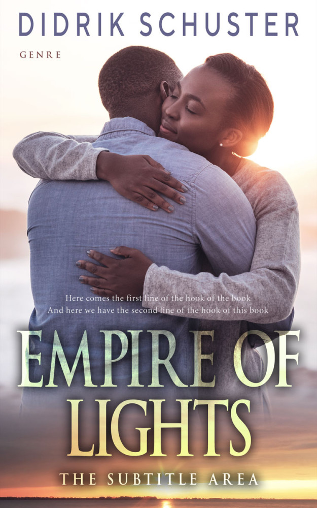 Front view of Falcon #8673 - Premade Romance Book Cover