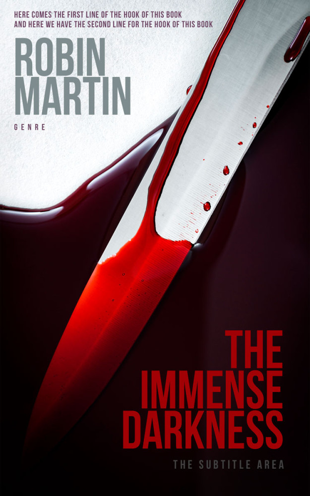 Front view of Graphite #8721 - Premade Mystery & Thriller & Suspense Book Cover