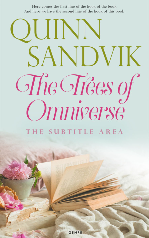 Front view of Celeste #8735 - Premade Romance Book Cover