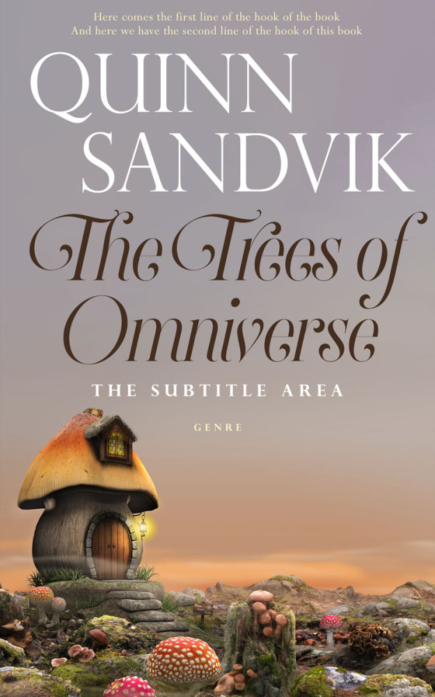 Front view of Del Rio #8752 - Premade Fantasy Book Cover