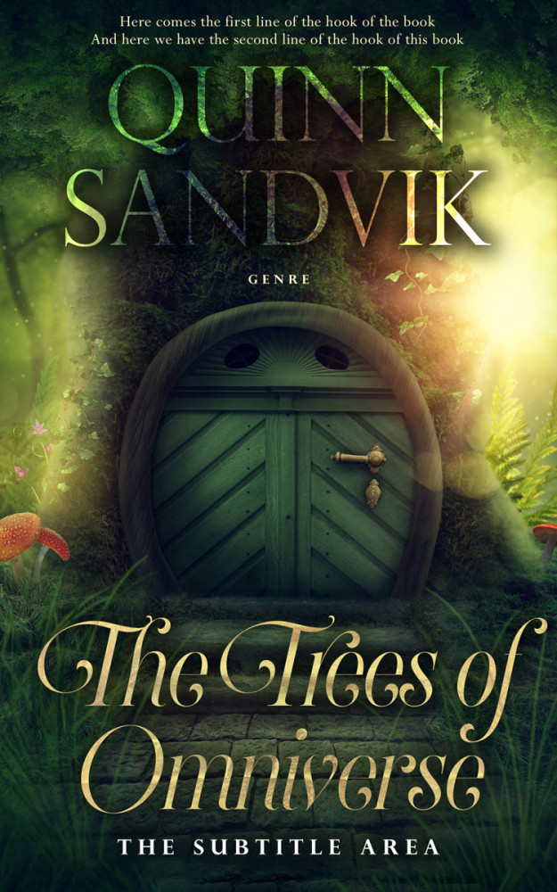 Front view of Heavy Metal #8753 - Premade Fantasy Book Cover