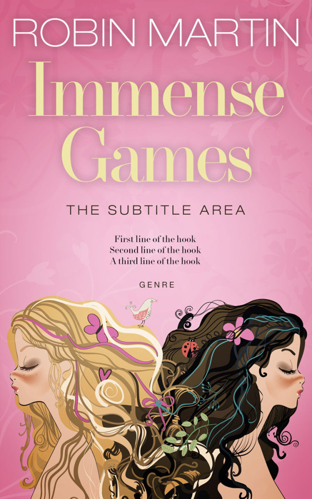 Front view of Petite Orchid #8808 - Premade Health & Mind & Body Book Cover