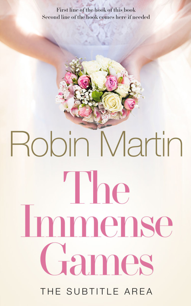 Front view of Dawn Pink #8812 - Premade Romance Book Cover