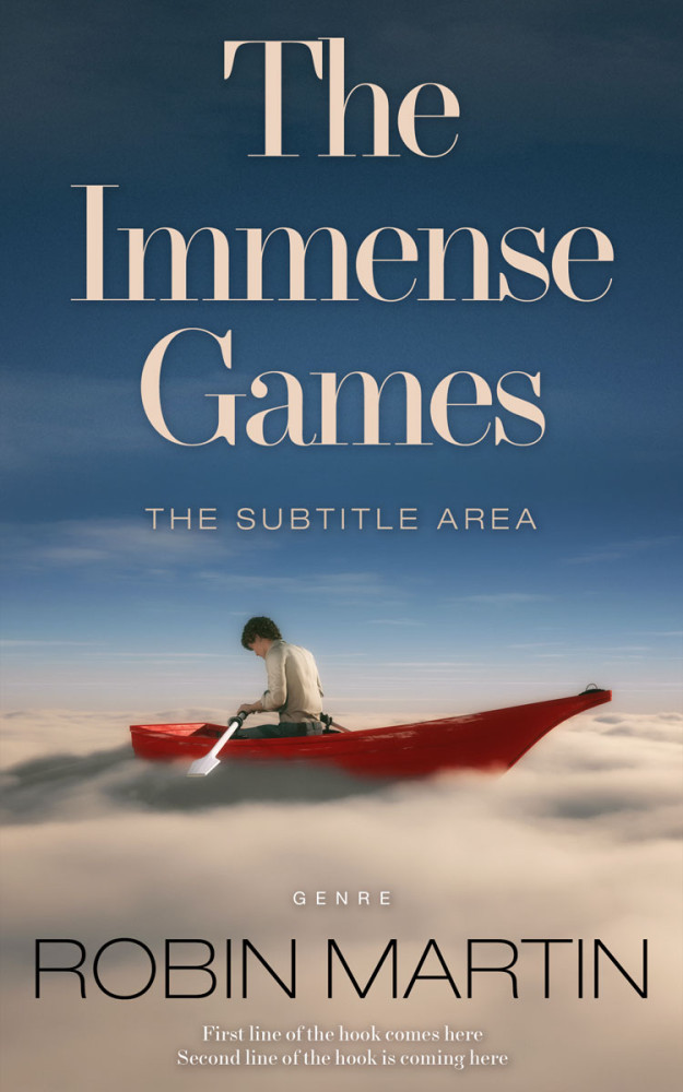 Front view of Fiord #8829 - Premade Fantasy Book Cover