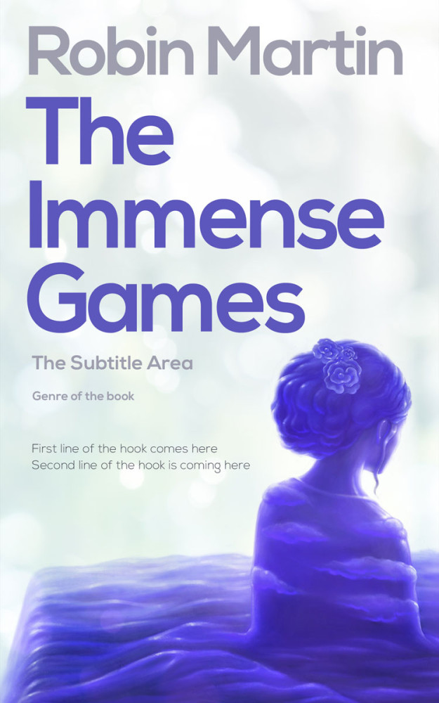 Front view of Mystic #8910 - Premade Fantasy Book Cover