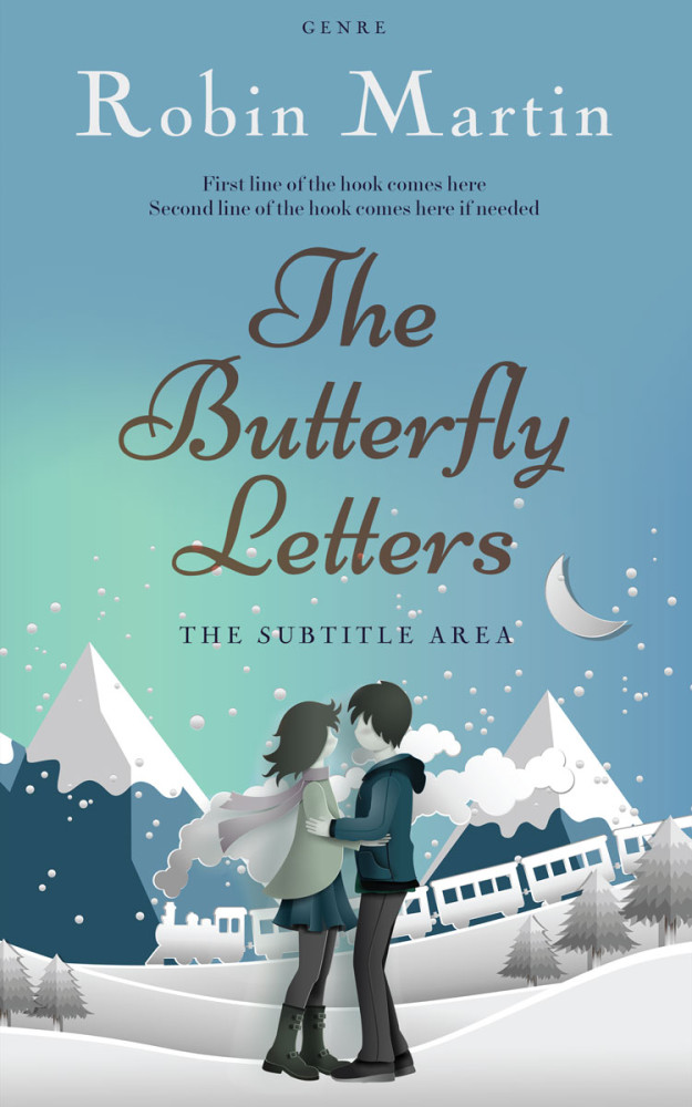 Front view of Neptune #8924 - Premade Romance Book Cover