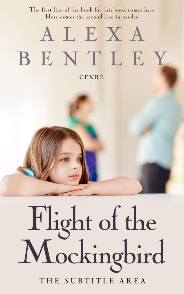 Front view of Pearl Bush #8928 - Premade Literary Fiction Book Cover