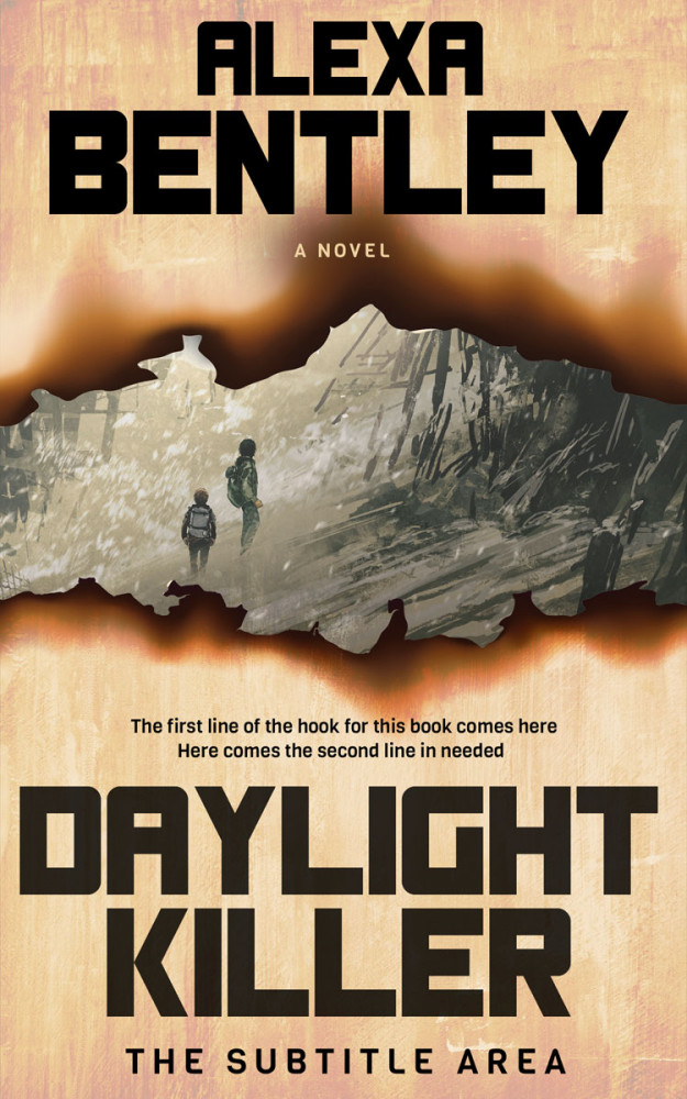 Front view of Cameo #8940 - Premade Apocalyptica Book Cover