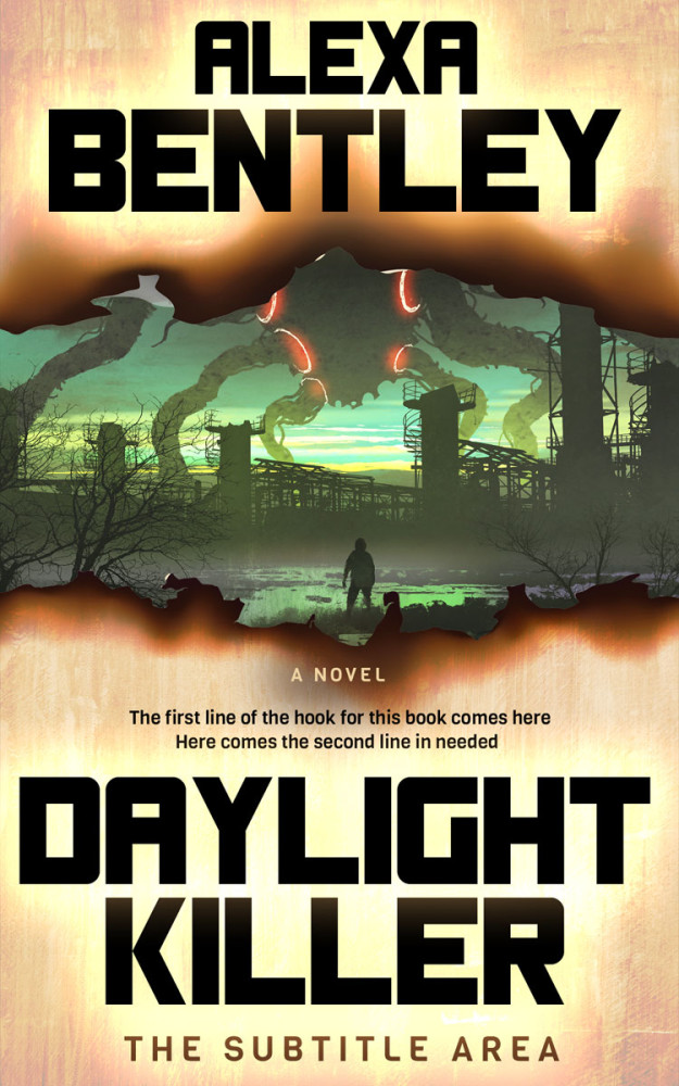 Front view of Sidecar #8941 - Premade Science Fiction Book Cover