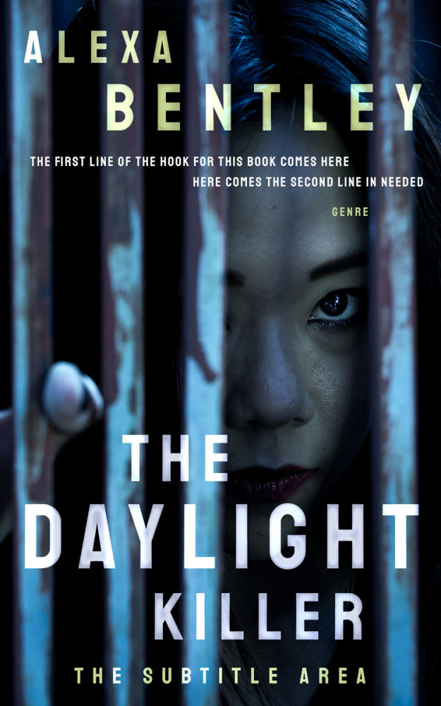 Front view of Mirage #9000 - Premade Horror Book Cover