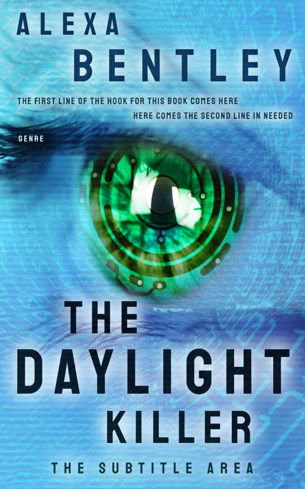 Front view of Viking #9018 - Premade Science Fiction Book Cover