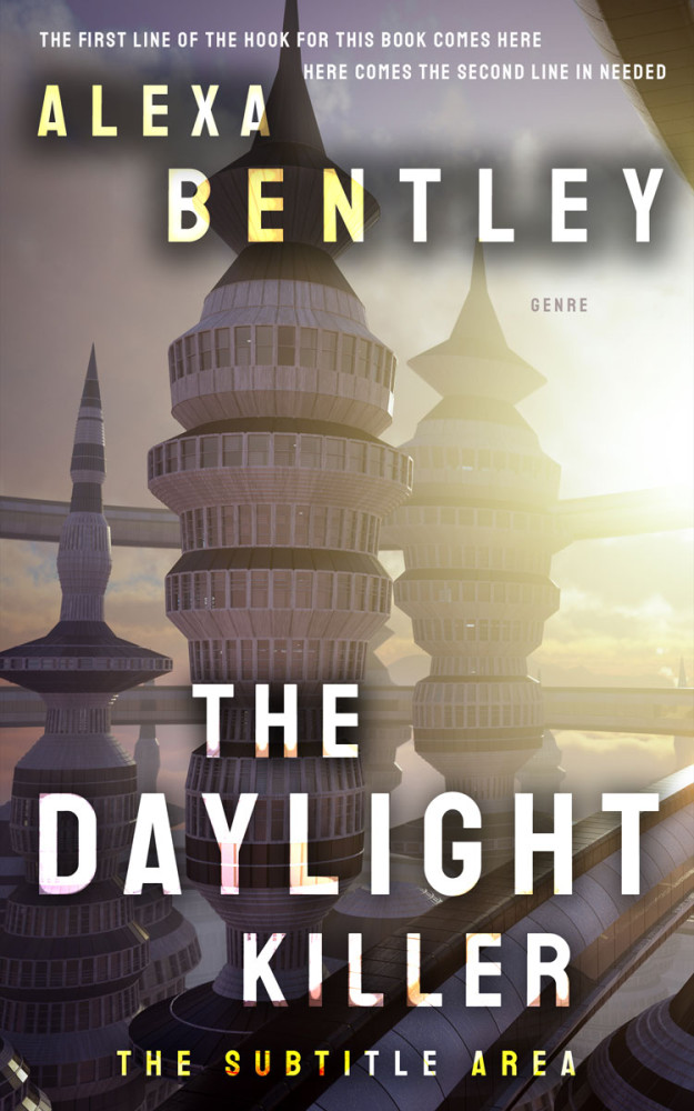 Front view of Sandstone #9019 - Premade Science Fiction Book Cover