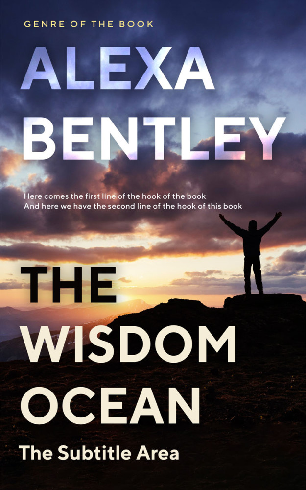 Front view of Steel Gray #9038 - Premade Religion & Spirituality Book Cover