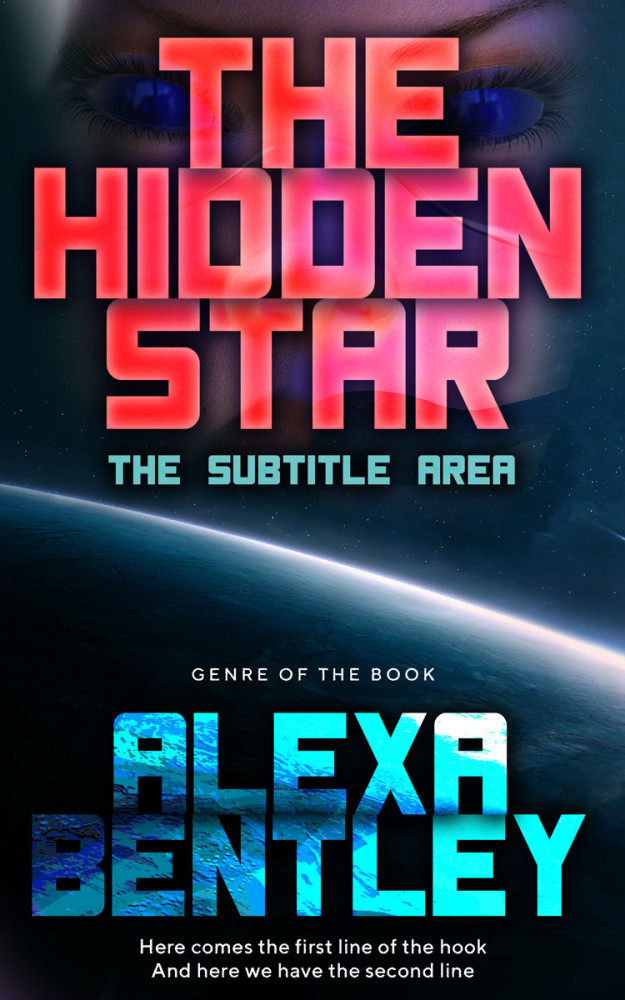 Front view of Froly #9059 - Premade Science Fiction Book Cover