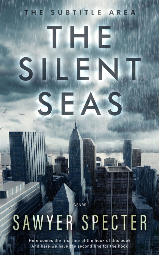 Front view of Oxford Blue #9112 - Premade Mystery & Thriller & Suspense Book Cover