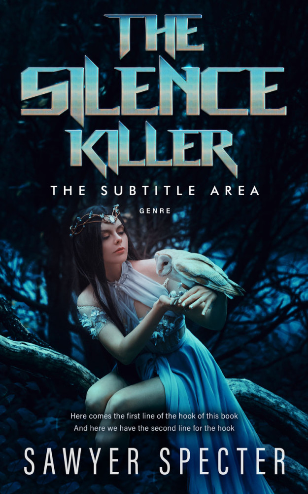 Front view of Firefly #9121 - Premade Fantasy Book Cover