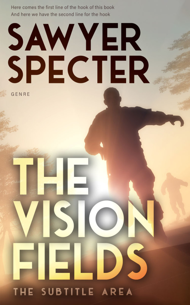 Front view of Akaroa #9170 - Premade Action & Adventure Book Cover