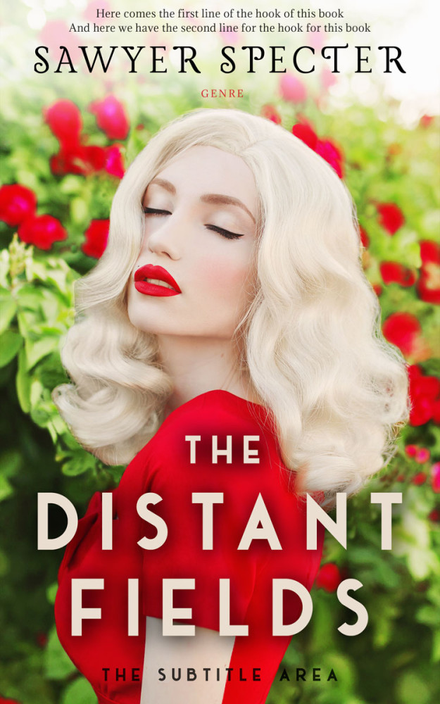 Front view of Bone #9191 - Premade Romance Book Cover