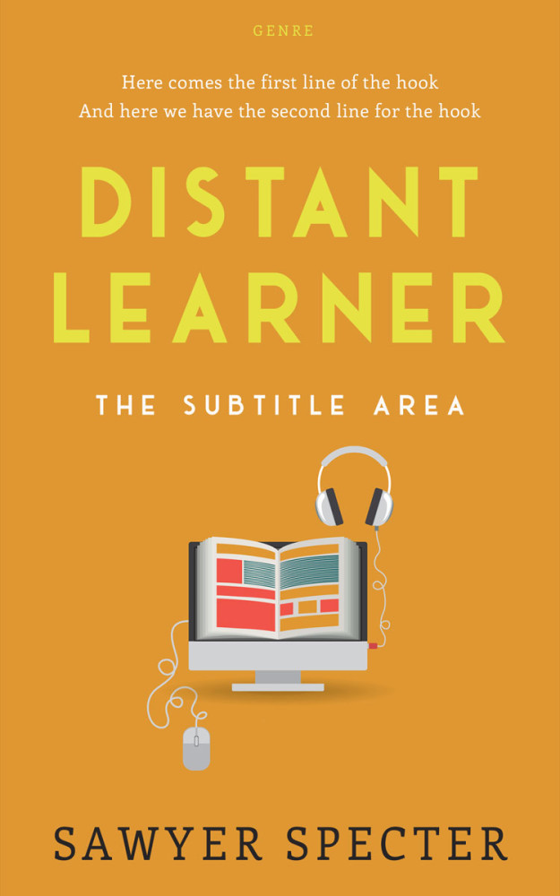 Front view of Fire Bush #9208 - Premade Business Book Cover