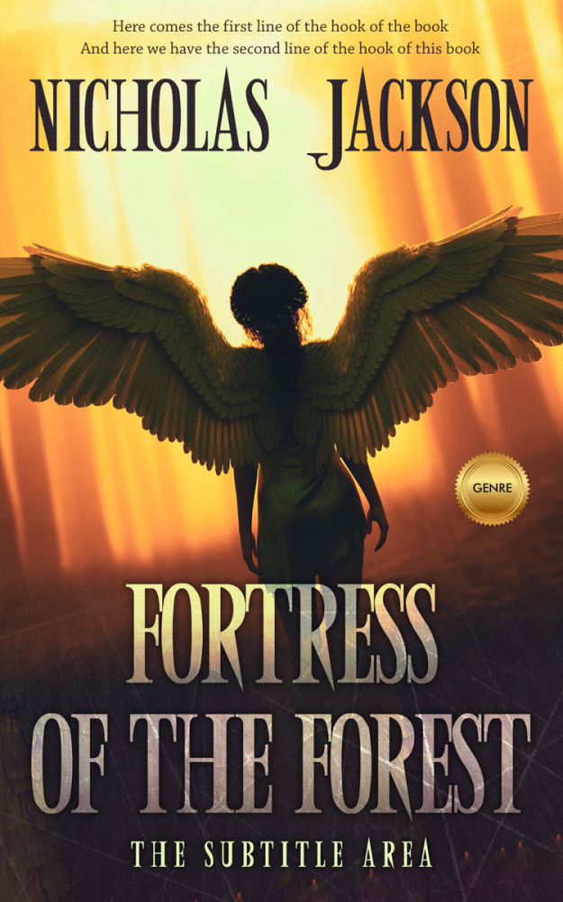 Front view of Rob Roy #9237 - Premade Fantasy Book Cover