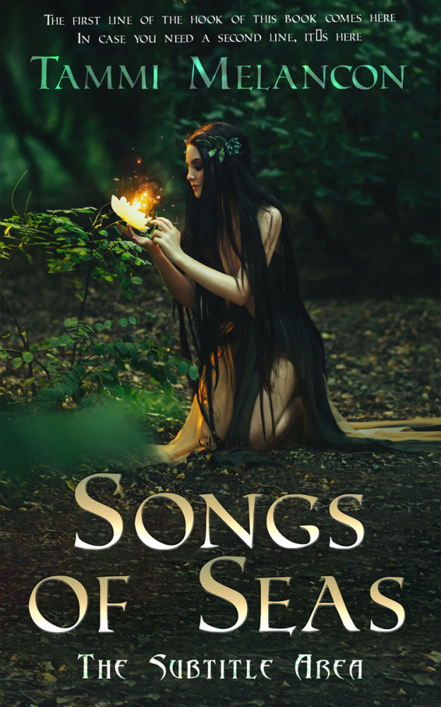 Front view of Log Cabin #9238 - Premade Fantasy Book Cover