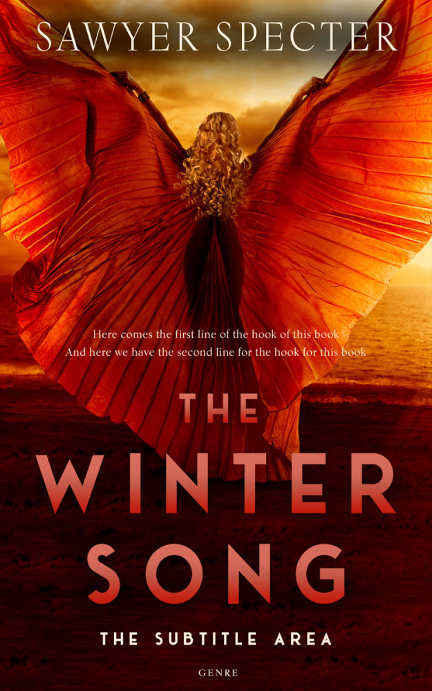 Front view of Hot Cinnamon #9245 - Premade Fantasy Book Cover