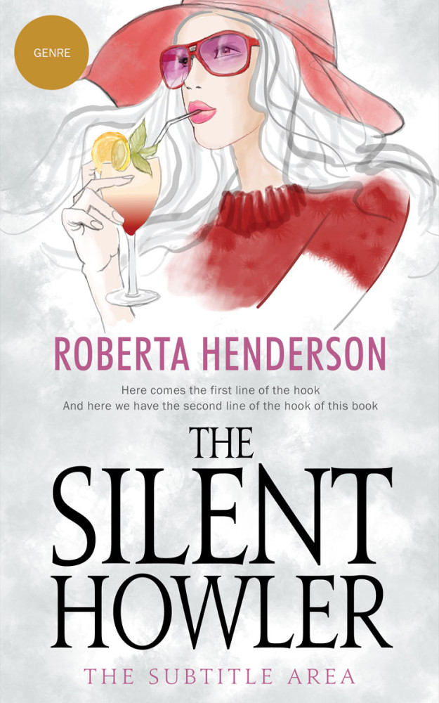 Front view of Ebb #9321 - Premade Romance Book Cover