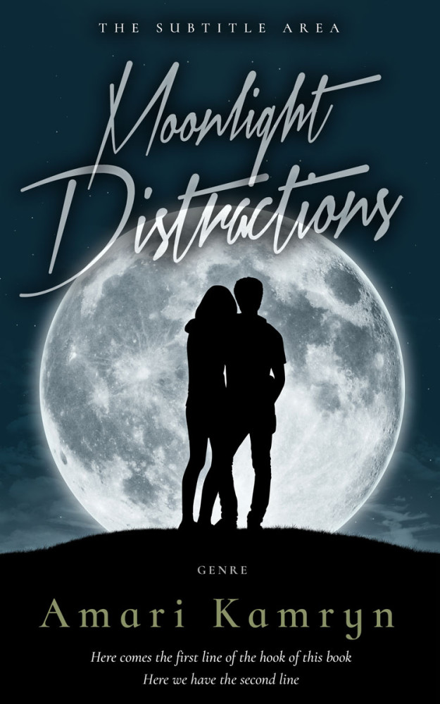 Front view of Submarine #9532 - Premade Romance Book Cover