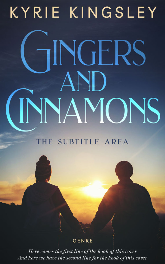 Front view of Ebony Clay #9656 - Premade Romance Book Cover