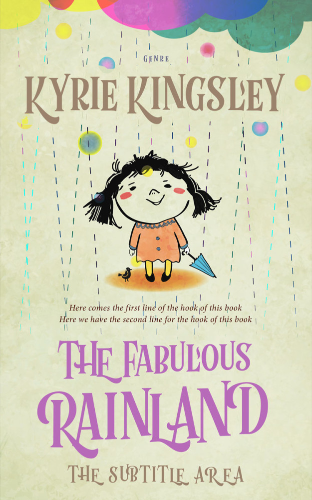 Front view of Tana #9680 - Premade Teen & Young Adult Book Cover