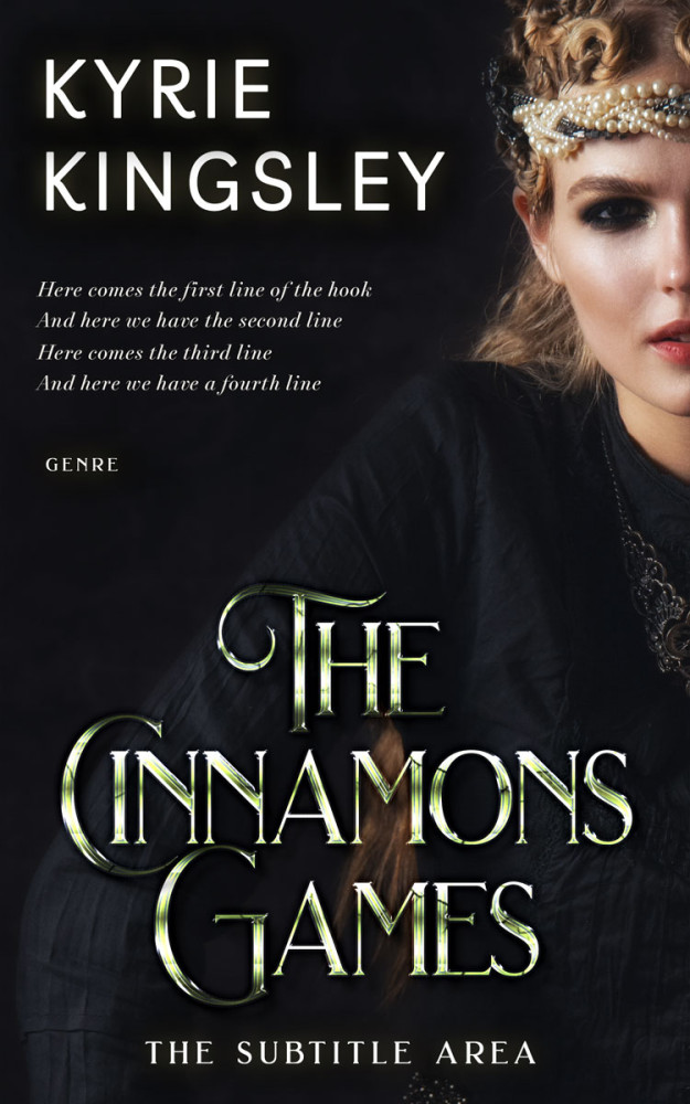 Front view of Woodsmoke #9694 - Premade Fantasy Book Cover