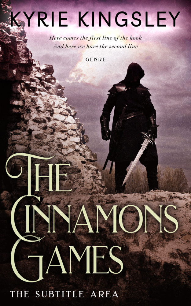 Front view of Wafer #9703 - Premade Fantasy Book Cover