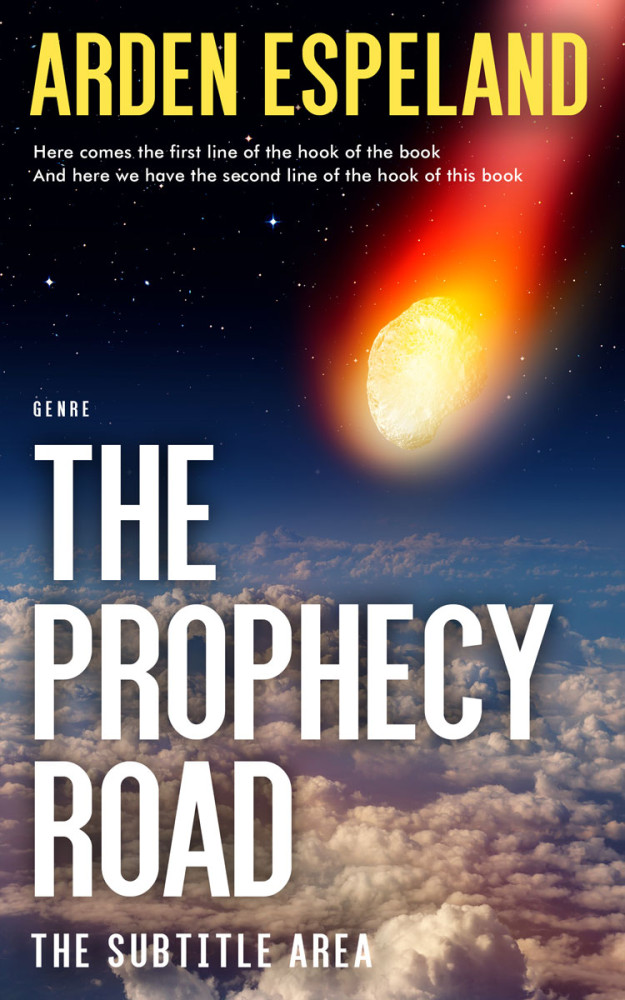 Front view of Charade #9783 - Premade Apocalyptica Book Cover