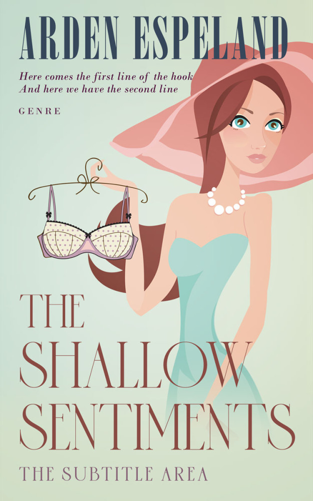 Front view of Moon Mist #9827 - Premade Chick Lit Book Cover