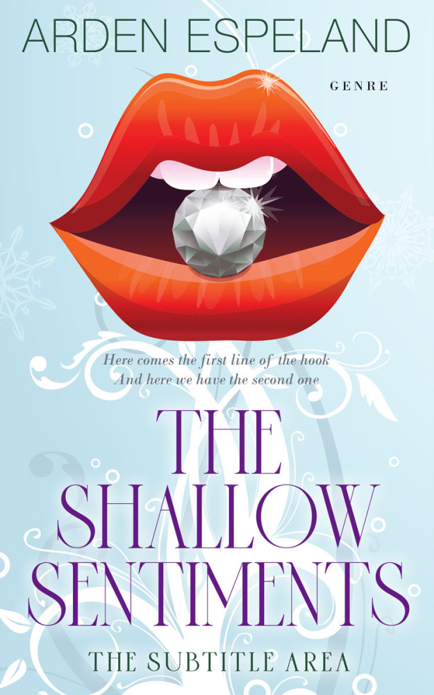 Front view of Iceberg #9836 - Premade Romance Book Cover