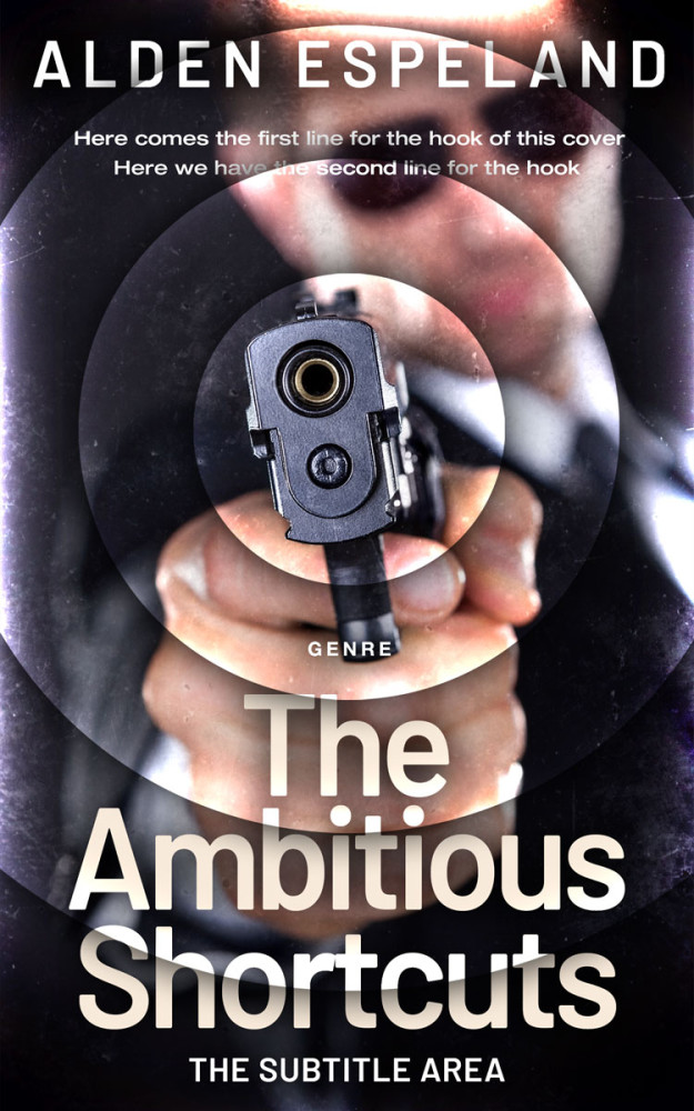 Front view of Clam Shell #9921 - Premade Mystery & Thriller & Suspense Book Cover