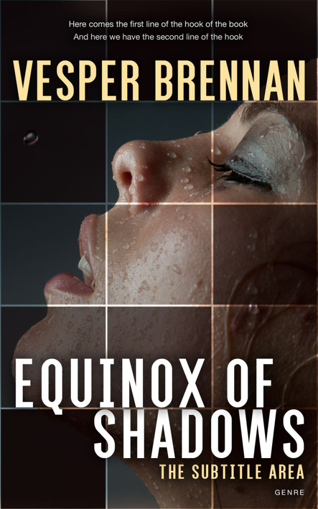 Front view of Cocoa Brown #9971 - Premade Erotica Book Cover