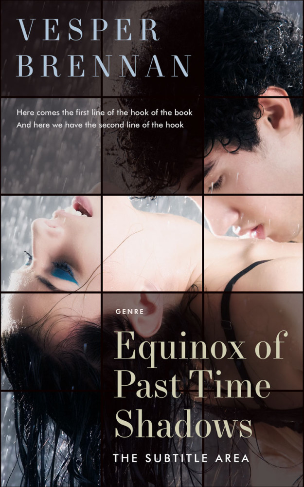 Front view of Clam Shell #9974 - Premade Erotica Book Cover