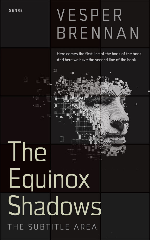 Front view of Cod Gray #9978 - Premade Science Fiction Book Cover