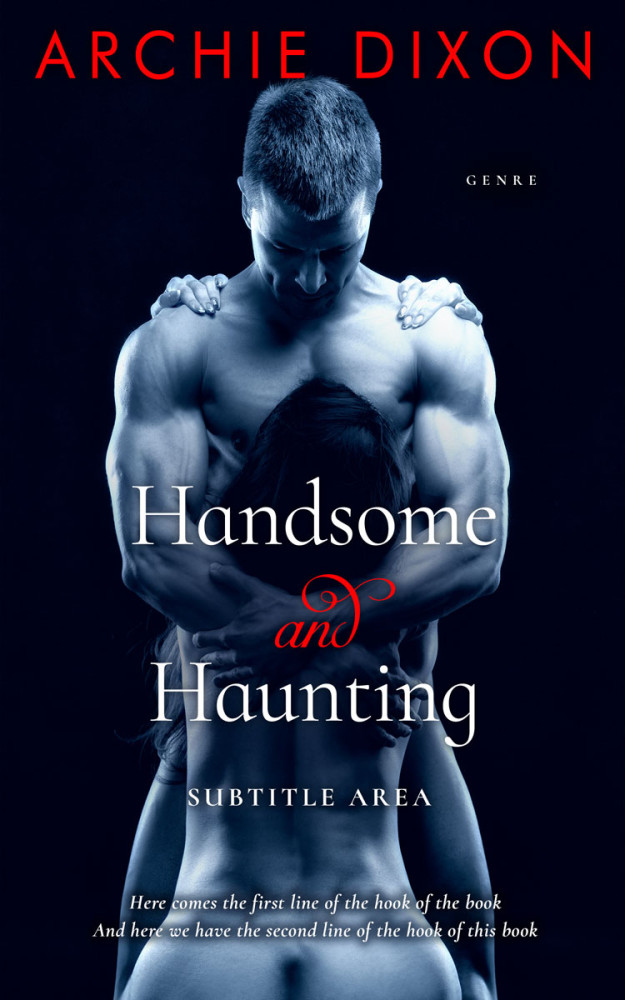 Front view of Black Pearl #10006 - Premade Erotica Book Cover