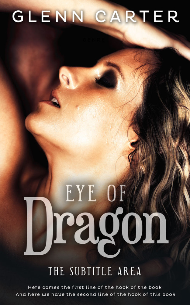 Front view of Cocoa Brown #10025 - Premade Erotica Book Cover